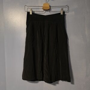 Sezane Black Silk Skirt 34
